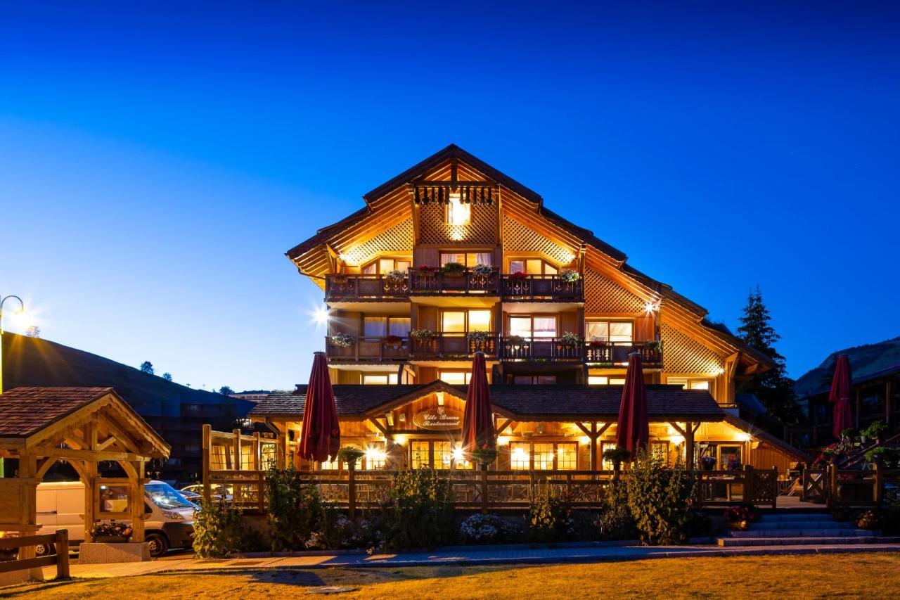 Hotel Cote Brune Les Deux Alpes Bagian luar foto