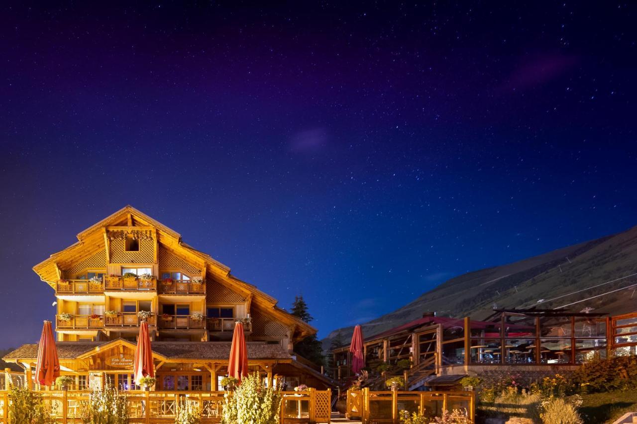 Hotel Cote Brune Les Deux Alpes Bagian luar foto