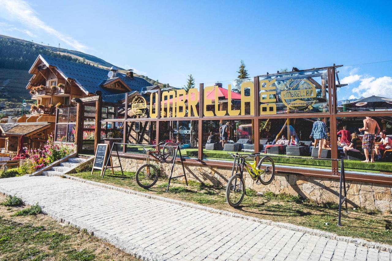 Hotel Cote Brune Les Deux Alpes Bagian luar foto