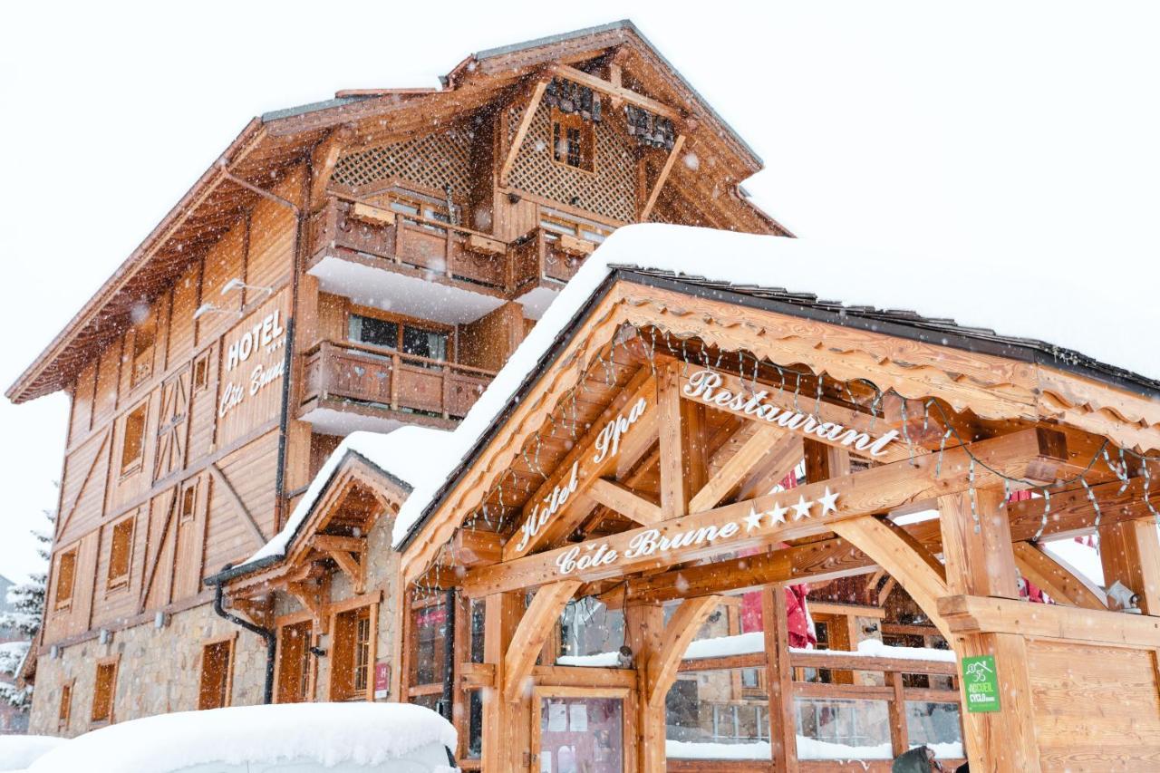 Hotel Cote Brune Les Deux Alpes Bagian luar foto