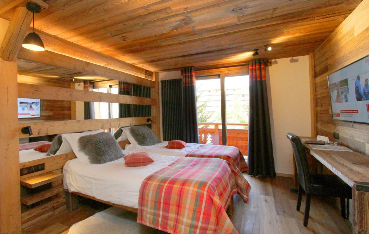Hotel Cote Brune Les Deux Alpes Bagian luar foto